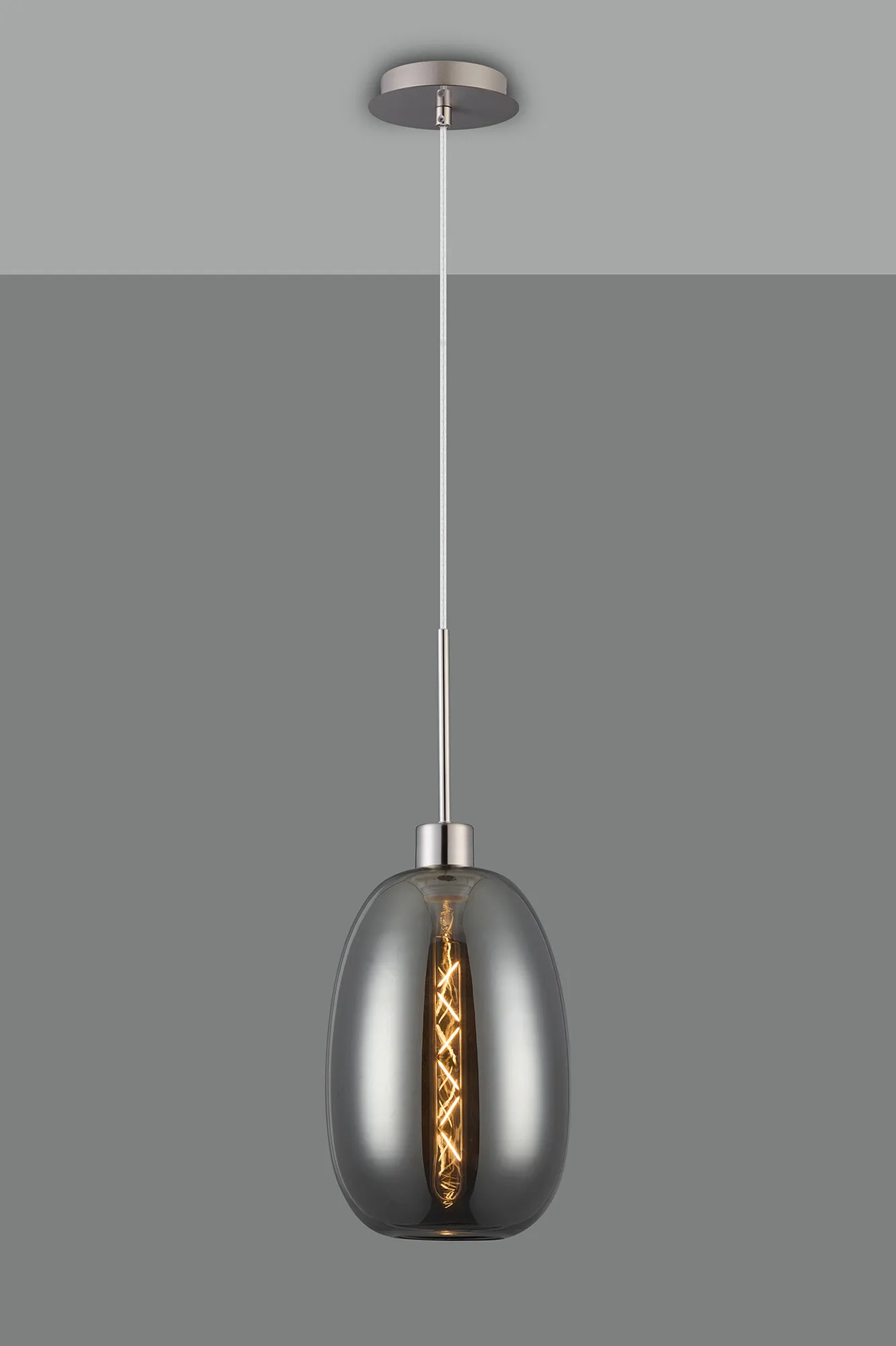 Lori Satin Nickel Ceiling Lights Deco Single Pendant Lori Satin Nickel Ceiling Lights Deco Single Pendant